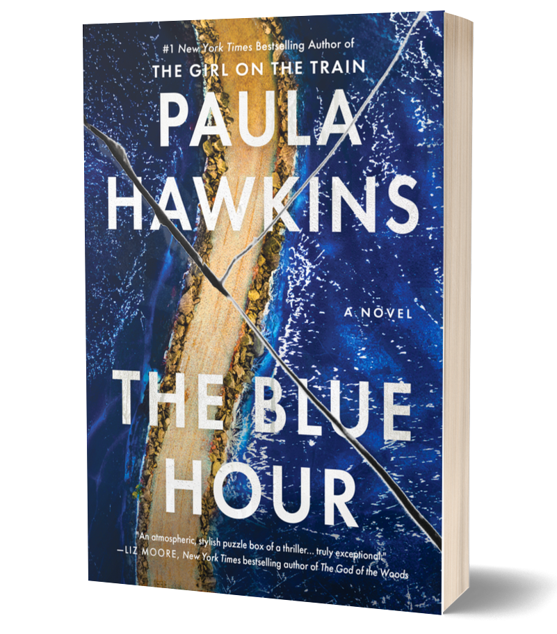 The Blue Hour US paperback cover by Paula Hawkins